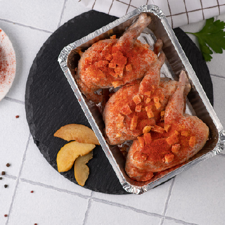 Перепілки у трюфельному соусі фаршировані айвою